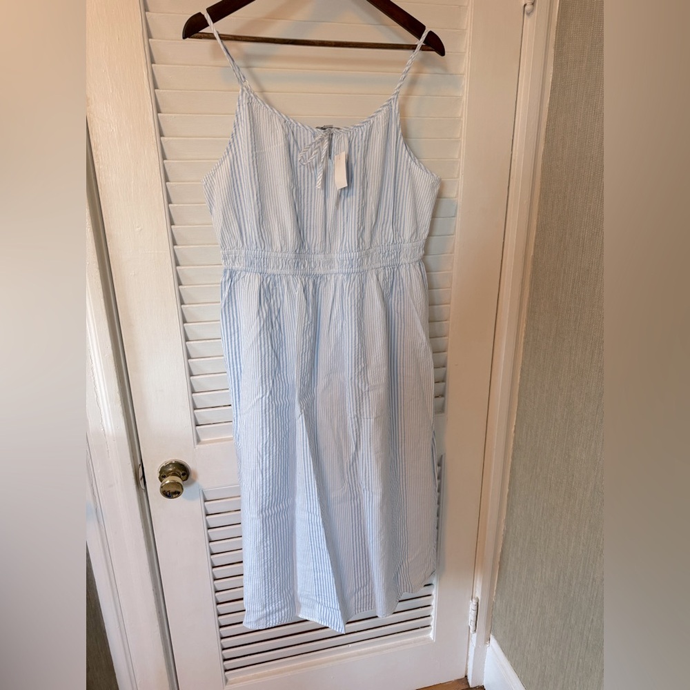 Loft Outlet Cotton Cami Dress, size 16 NWT